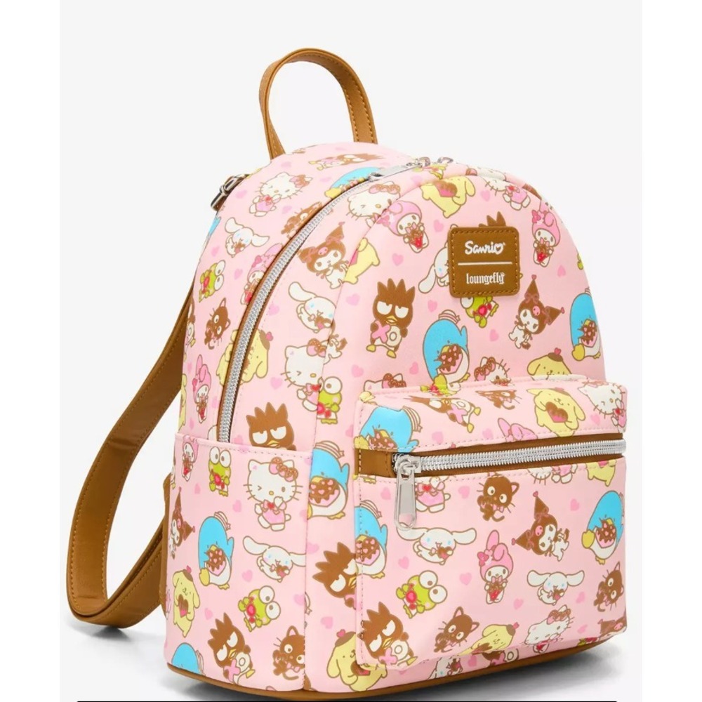 NWT Loungefly Sanrio Character Treats Mini Backpack Pink Multi Hello Kitty - Picture 3 of 3